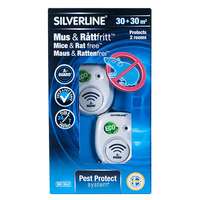 Silverline Elektromos egér és patkány riasztó, ultrahangos, 60nm, 230V - IN 25304 - rágcsáló riasztó Mice &...