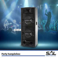 Sal SAL Par 225DJ Nagy teljesítményű DJ hordozható aktív Hangfal - par225dj Vezeték nélküli Mikrofonn...