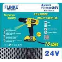Flinke Flinke Extreme-x 78 részes csavarozógép erősített kivitel 24V Akkumulátoros Csavarozó Gép 2db Akk...