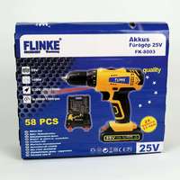 Flinke Flinke Extreme-x 58 részes csavarozógép erősített kivitel 25V Akkumulátoros Csavarozó Gép 2db Akk...