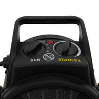 Stanley STANLEY ipari fűtőtest hőlégfúvó Ipari hősugárzó, 2000W, 2 fűtési fokozat hűtő fűtő funkció, IPX4...