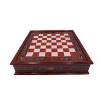 IdeallStore IdeallStore® sakkjáték, Chess Master, 30x30 cm, fa, barna, szállítótáska