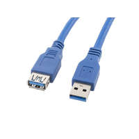 3M Lanberg USB 3.0 kék kábel AM-AF kiterjesztés, 3m