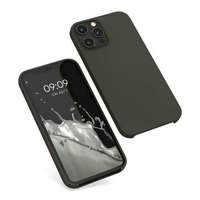 kwmobile tok Apple iPhone 12 Pro Max készülékhez, szilikon, zöld, 52644.107