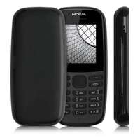 kwmobile Tok Nokia 105 (2019), szilikon, fekete, 53673.01