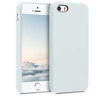 Nonbrand tok Apple iPhone 5 / iPhone 5s / iPhone SE készülékhez, szilikon, fehér, 42766.02