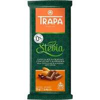  Trapa Stevia, tejcsokoládé mandulával, 75g