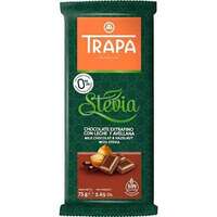  Trapa Stevia, tejcsokoládé mogyoróval, 75g