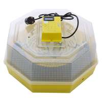 IdeallStore Elektromos keltetőgép, tojás inkubátor, Cleo 5TH, hőmérő és hőhigrométer, sárga