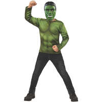 Marvel Hulk Bosszúállók Végjáték jelmez készlet, blúz és maszk 5-7 éves gyerekeknek 120 - 130 cm