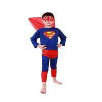 OLMA Superman jelmez gyerekeknek, kék 7-9 éves korig 130-140 cm