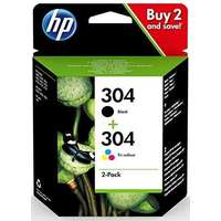 HP HP 3JB05AE NO.304 FEKETE/SZÍNES N9K06AE+N9K05AE (2X2ML) EREDETI MULTIPACK (3JB05AE)