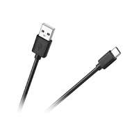  USB - USB Type-C kábel, fekete színű 1m CABLETECH (KPO3949-1)
