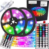 Sternhoff Sternhoff színváltó RGB LED szalag távirányítóval 5m #multicolor