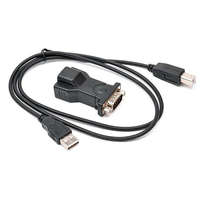  USB2.0 - RS232 átalakító, USB dugó - RS232 dugó (KPO3429)