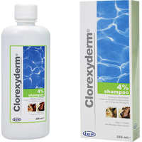  Clorexyderm 4%-os fertőtlenítő sampon kutyáknak és macskáknak 250 ml