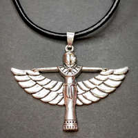 Maria King Egyiptomi istennő medál bőr lánccal