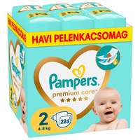 Pampers Pampers Premium Care havi Pelenkacsomag 4-8kg Mini 2 (224db)