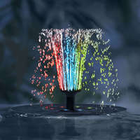  Garden of Eden RGB led világtású napelemes kerti szökőkút, Szolár szökőkút - akkumulátorral, 6 db...