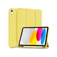 Haffner Apple iPad 10.9 (2022) tablet tok (Smart Case) on/off funkcióval, Apple Pencil tartóval - yellow...