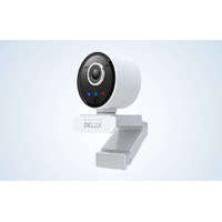  Intelligens webkamera mozgáskövető funkcióval és beépített mikrofonnal Delux DC07 (fehér) 2MP 192...