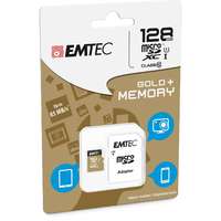 Emtec 128GB microSDXC Emtec Gold+ CL10 + adapter (ECMSDM128GXC10GP) (ECMSDM128GXC10GP)