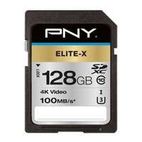 PNY 128GB SDXC PNY Elite-X CL10 memóriakártya (P-SD128U3100EX-GE) (P-SD128U3100EX-GE)