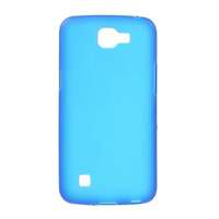 LG Szilikon telefonvédő (matt) KÉK [LG K4 (K120e)] (5996457634576)