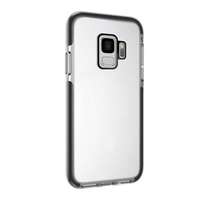 Samsung 4-OK szilikon telefonvédő (közepesen ütésálló, légpárnás keret) FEKETE [Samsung Galaxy S9 (SM-G96...