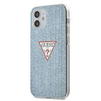 Guess Guess GUHCP12SPCUJULLB iPhone 12 mini 5,4" világoskék Jeans Collection keménytok