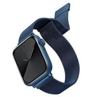 UNIQ UNIQ óraszíj Dante Apple Watch Series 1/2/3/4/4/5/6/7/8/9/SE/SE2 42/44/45mm rozsdamentes acél kob...