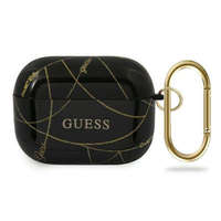 Guess Guess GUACAPTPUCHBK AirPods Pro fekete Gold Chain Collection tok