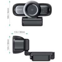 Aukey AUKEY PC-LM3 webkamera 2 MP 1920 x 1080 pixel USB 2.0 Fekete