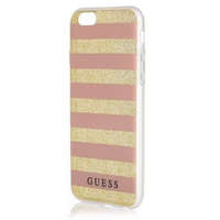 Guess Guess GUHCP6STGPI iPhone 6/6S rózsaszín keménytok Ethnic Chic Stripes 3D