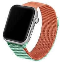 Beline Beline Apple Watch fém óraszíj 42/44/45/49mm zöld/narancssárga