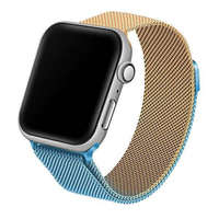 Beline Beline Apple Watch fém óraszíj 42/44/45/49mm kék/arany