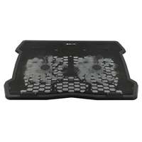 Tellur Laptop Hűtő Tellur Basic, 15,6″, USB, LED világítás, 2 ventilátor, 1200 RPM, fekete