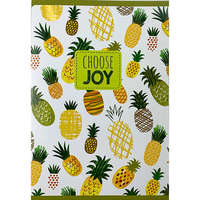  PD School Choose Joy kockás füzet - 42 lapos - ananászos