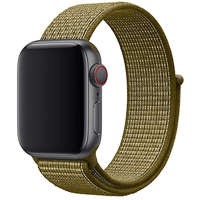 FeiFan FeiFan nylon szövet óraszíj Apple Watch órához 42/44/45/49 mm - Keki zöld