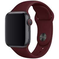 FeiFan FeiFan szilikon óraszíj Apple Watch órához 38/40/41 mm - Wine Red