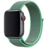 FeiFan FeiFan nylon szövet óraszíj Apple Watch órához 42/44/45/49 mm - Menta zöld
