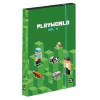  Play World füzetbox - A5 - Karton PP - zöld