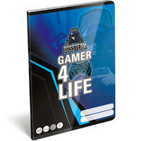  BOSSTEAM Gamer 4Life füzet - 2. osztályos vonalas - 16-32