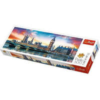  A Big Ben és a Westminsteri apátság, London Panoráma puzzle - 500 darabos