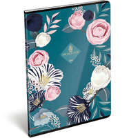  XRCise Look exkluzív kockás füzet - A4 - FOUR virágos
