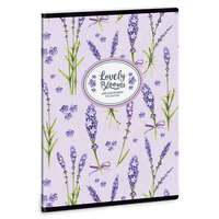  Lovely Blooms Lavender füzet - A5 kockás