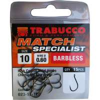 Trabucco Trabucco Match Specialist szakáll nélküli horog 10, 15 db/csg