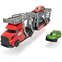 Dickie Toys Dickie Toys City - Autószállító kamion kisautókkal 28cm - piros (203745008)