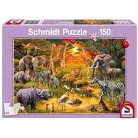 Schmidt Schmidt Afrika állatai 150 db-os puzzle (56195, 17433-184) (56195, 17433-184)