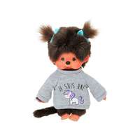 Famosa Lány Monchhichi unikornisos pulcsiban 20cm